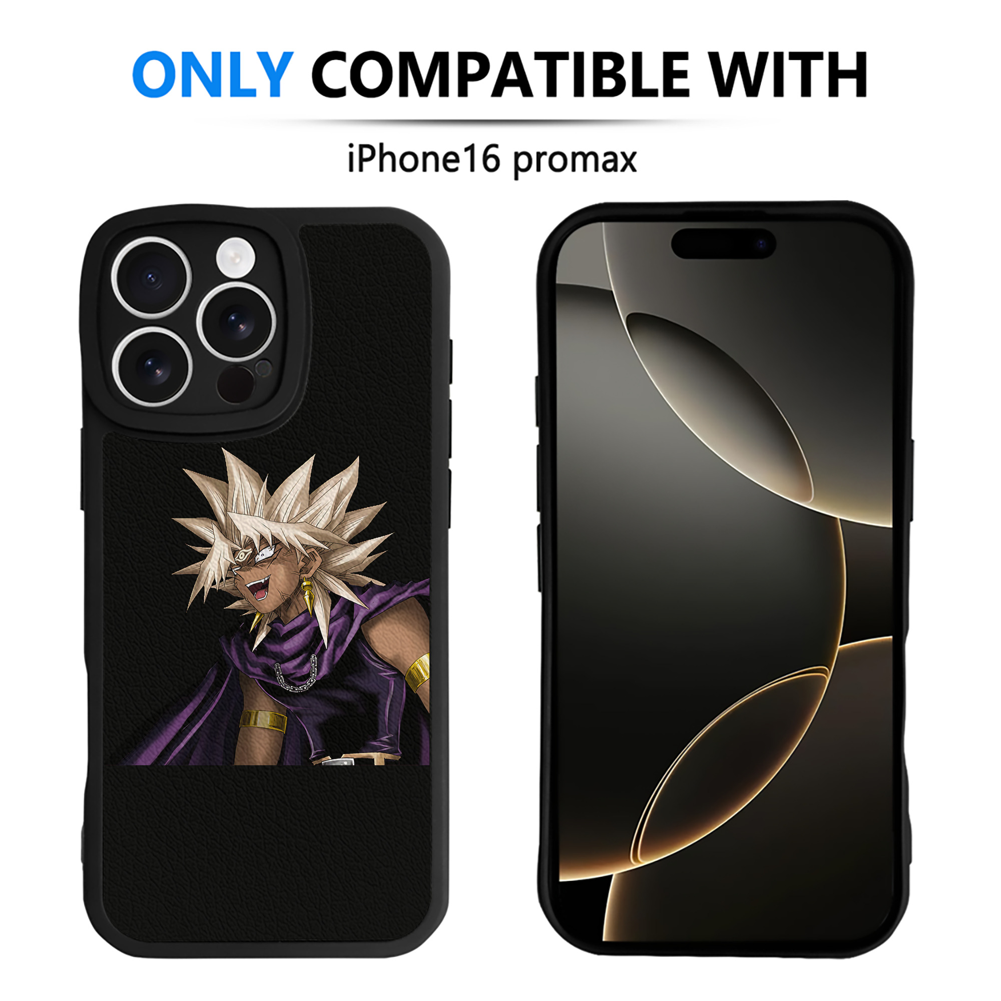 遊☆戯☆王 Yu-Gi-Oh! 【iPhone 16シリーズ対応】シリコンスマホケース（レザー調） 材質：シリコン